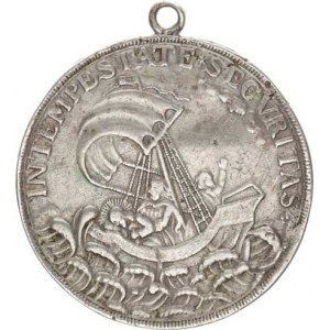 Náboženské medaile, Svatojířská medaile - litá Ag 43 mm 15,179 g ouško