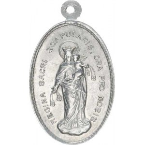 Náboženské medaile, Stojící Ježíš se symbolem Nejsvětějšího srdce / R: Panna Maria Šk