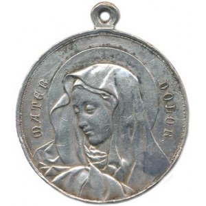 Náboženské medaile, Pašijová medaile, A: Poprsí Ježíše Krista s trnovou korunou, nes