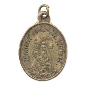 Náboženské medaile, Dolní Rakousko, Maria Taferl - A: Pohled na poutní areál. opis: K