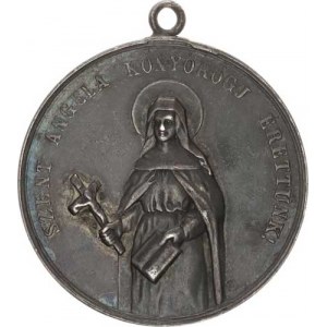 Náboženské medaile, Uhry - Angela Merici, zakladatelka Řádu sv. Voršily, opis / Madon