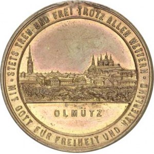 Olomouc, 25. výr. založení mužského pěveckého spolku 1886, 9ti řádk. němec