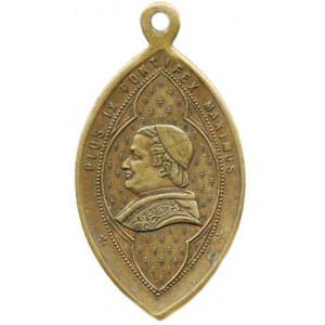 Vatikán - Papežský stát, Pius IX. - Vyhlášení Neposkvrněného početí Panny Marie, A: V poli