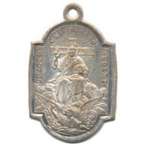Vatikán - Papežský stát, Leo XIII., medaile na Svatý rok 1900, A: Poprsí papeže zleva, opi