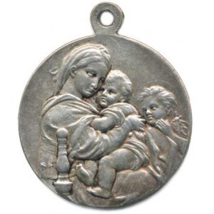 Vatikán - Papežský stát, Pius X., 50. výročí kněžského svěcení, A: Poprsí papeže zprava, p