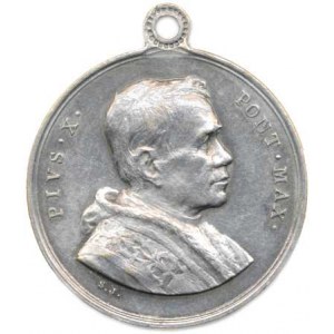 Vatikán - Papežský stát, Pius X., Medaile k uctění Neposkvrněného početí Panny Marie, A: P