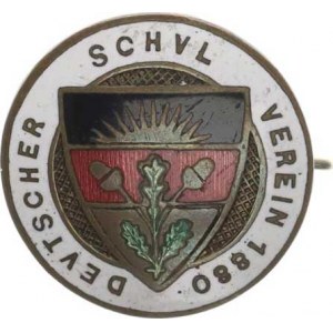 Československo - odznaky, DEVTSCHER SCHVL VEREIN 1880, členský odznak
