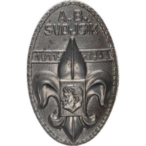 Sokolské odznaky, Skautský odznak A. B. SVOJSÍK 1911-1946 - postř. plech 30x50 mm