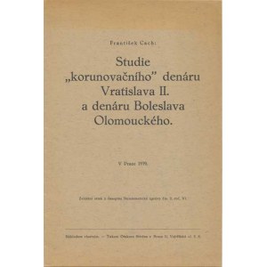 Num.spisy, Cach F.: Studie korunovačního denáru Vratislava II. a denáru Bo