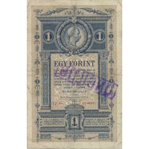 Rakousko - Uhersko, 1 Gulden 1882 sér. Tg 10 - razítko: UNGILTIG Pick A 154