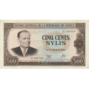 Guinea, 500 Sylis 1.3. 1960 Pick 57