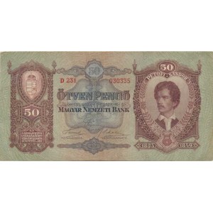 Maďarsko, 50 Pengö 1.10. 1932 Pick 99