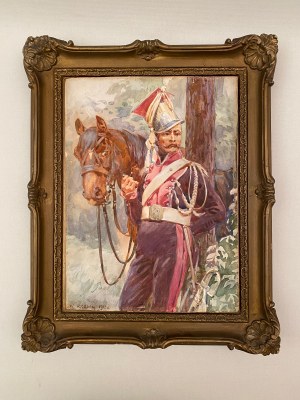 Wojciech Kossak, ''Szwoleżer z koniem''