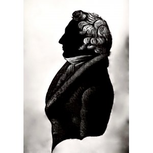 Silhouette with a man's profile