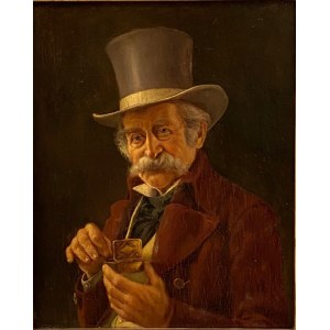 Leopold Löffler(1827-1898), ''Pan z tabakierką''