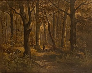Leopold Munsch(1826-1888), ''Na polowaniu''