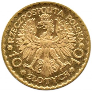 Polska, II RP, Bolesław Chrobry, 10 złotych 1925, Warszawa, UNC