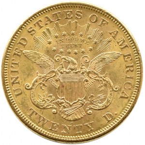 USA, Liberty Head, 20 dolarów 1874 S, San Francisco