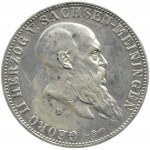 Niemcy, Saksonia-Meiningen, Georg II, 5 marek 1901 D, Monachium