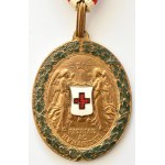 Franciszek Józef I, Odznaka Honorowa Austriackiego Czerwonego Krzyża (Ehrenzeichen für Verdienste um das Rote Kreuz), stopień brązowy