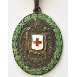 Franciszek Józef I, Odznaka Honorowa Austriackiego Czerwonego Krzyża (Ehrenzeichen für Verdienste um das Rote Kreuz), stopień srebrny