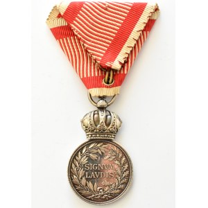 Franciszek Józef I, Medal Zasługi Wojskowej (Militärverdienstmedaille) Signum Laudis, srebro