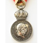 Franciszek Józef I, Medal Zasługi Wojskowej (Militärverdienstmedaille) Signum Laudis, srebro