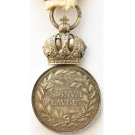 Franciszek Józef I, Medal Zasługi Wojskowej (Militärverdienstmedaille) Signum Laudis, srebro