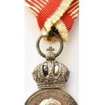 Franciszek Józef I, Medal Zasługi Wojskowej (Militärverdienstmedaille) Signum Laudis, srebro