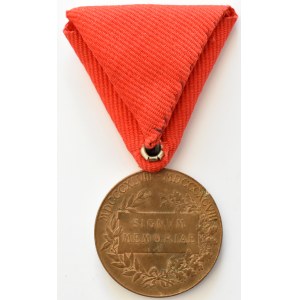 Franciszek Józef I, Medal Jubileuszowy (Jubiläums-Erinnerungsmedaille) Signum Memoriae 1848-1898, brąz