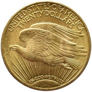 USA, Saint Gaudens, 20 dolarów 1924, Filadelfia, UNC