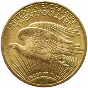 USA, Saint Gaudens, 20 dolarów 1924, Filadelfia, UNC