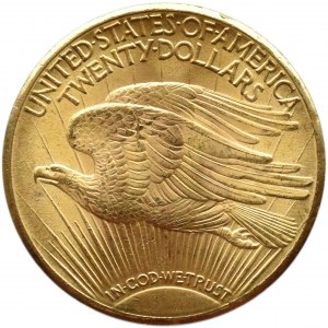USA, Saint Gaudens, 20 dolarów 1927, Filadelfia, UNC