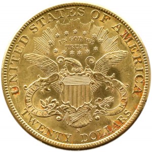USA, Liberty Head, 20 dolarów 1898 S, San Francisco