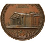 Rosja, Aleksander II, medal 100-lecie Instytutu Górniczego 1773-1873, PIĘKNY i RZADKI
