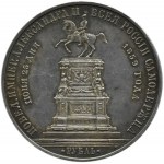 Rosja, Aleksander II, rubel pomnikowy 1859, Petersburg, PIĘKNY