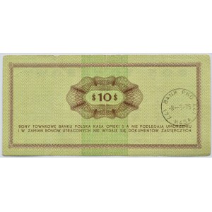 Polska, PeWeX, 10 dolarów 1969, seria FF