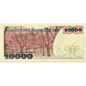 Polska, PRL, St. Wyspiański, 10000 złotych 1987, seria F, Warszawa, UNC