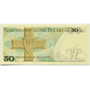 Polska, PRL, gen. K. Świerczewski, 50 złotych 1975, seria BR, Warszawa, UNC