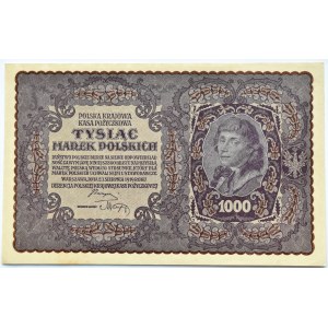 Polska, II RP, 1000 marek 1919, II serja E - typ 4