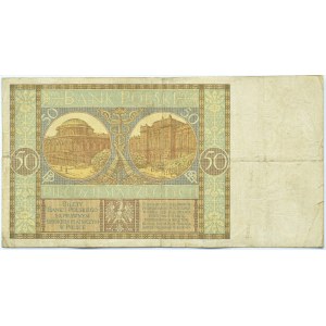 Polska, II RP, 50 złotych 1925, seria I, Warszawa, rzadkie