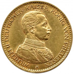Niemcy, Prusy, Wilhelm II, 20 marek 1913 A, Berlin