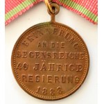 Franciszek Józef I, medal na 40 lecie panowania cesarza 1888