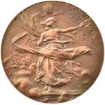 Franciszek Józef I, medal wybity z okazji 50 rocznicy objęcia tronu (1848-1898), sygnowany I.B. Pichl Praga