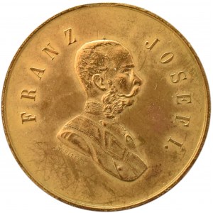 Franciszek Józef I, medal wybity z okazji pobytu cesarza w Reichenberg (Bawaria) 1891