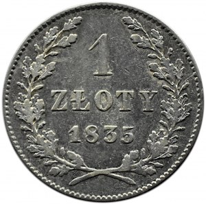 Wolne Miasto Kraków, 1 złoty 1835, Wiedeń