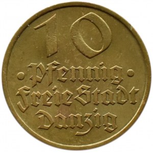 Wolne Miasto Gdańsk, 10 pfennig 1932, Berlin