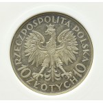 Polska, II RP, Jan III Sobieski, 10 złotych 1933, Warszawa, PCG MS68