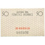 Polska, Getto Łódź, 50 fenigów 1940, numerator typ 1, UNC