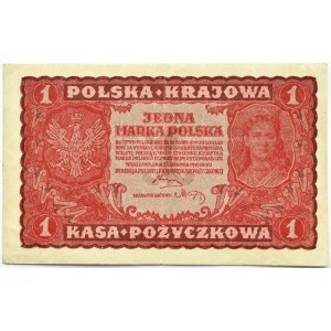 Polska, II RP, 1 marka 1919, I seria B, rzadkie